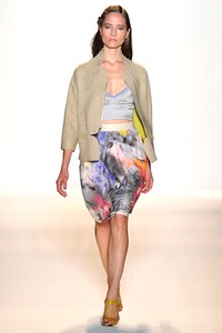 Lela Rose, Spring/Summer 2012. New York Fashion Week Spring/Summer 2012. [Photo by Mike Coppola/Getty Images for Payless]