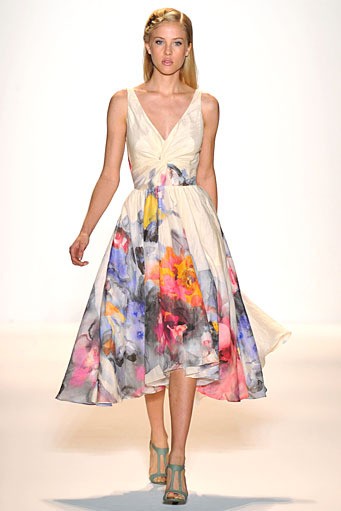 Lela Rose, Spring/Summer 2012. New York Fashion Week Spring/Summer 2012. [Photo by Mike Coppola/Getty Images for Payless]