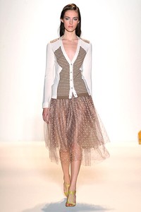 Lela Rose, Spring/Summer 2012. New York Fashion Week Spring/Summer 2012. [Photo by Mike Coppola/Getty Images for Payless]