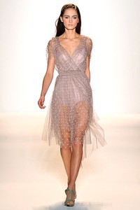 Lela Rose, Spring/Summer 2012. New York Fashion Week Spring/Summer 2012. [Photo by Mike Coppola/Getty Images for Payless]