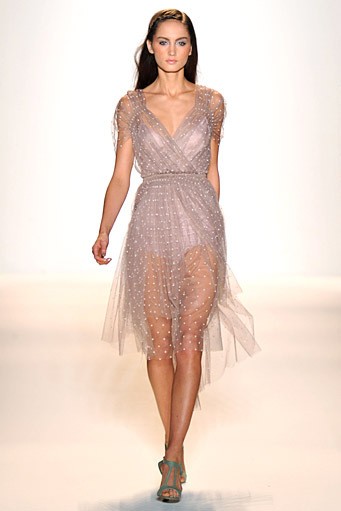 Lela Rose, Spring/Summer 2012. New York Fashion Week Spring/Summer 2012. [Photo by Mike Coppola/Getty Images for Payless]