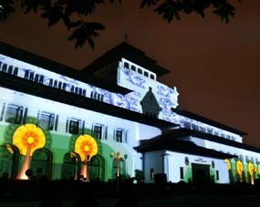 Video Mapping Gedung Sate, Penutup Fantastis Ultah Jabar