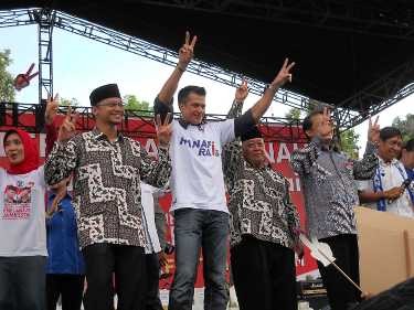 Putranya Kampanye Jadi Calon Walikota Yogya, Amien Rais Hadir