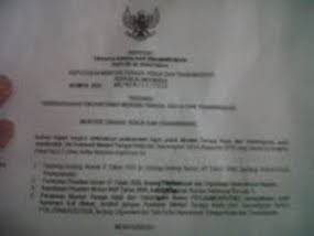 Ali Mudhori Jadi Tim Asistensi Menakertrans Sampai 31 Desember 2010