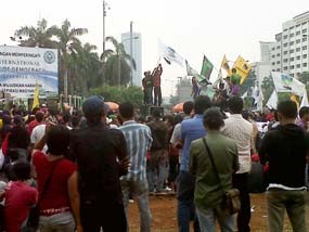 BEM se-Jakarta Desak DPR Tangkap Mafia Anggaran