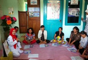 Ibu-ibu Hamil di Desa Aktif Ikut Kelas Hamil