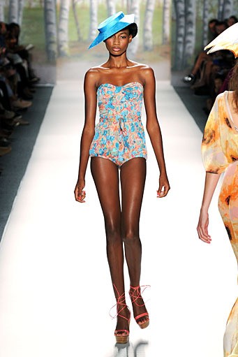 Tracy Reese, Spring/Summer 2012. New York Fashion Week Spring/Summer 2012. [Photo by Mike Coppola/Getty Images for TRESemme]