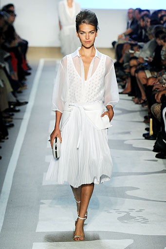 Diane Von Furstenberg, Spring/Summer 2012. New York Fashion Week Spring/Summer 2012. [Photo by Frazer Harrison/Getty Images for Mercedes-Benz Fashion Week]