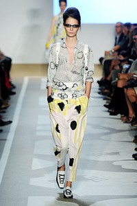 Diane Von Furstenberg, Spring/Summer 2012. New York Fashion Week Spring/Summer 2012. [Photo by Frazer Harrison/Getty Images for Mercedes-Benz Fashion Week]