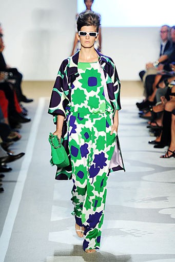 Diane Von Furstenberg, Spring/Summer 2012. New York Fashion Week Spring/Summer 2012. [Photo by Frazer Harrison/Getty Images for Mercedes-Benz Fashion Week]