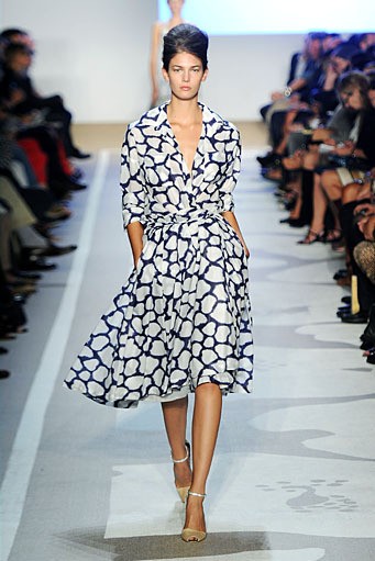 Diane Von Furstenberg, Spring/Summer 2012. New York Fashion Week Spring/Summer 2012. [Photo by Frazer Harrison/Getty Images for Mercedes-Benz Fashion Week]