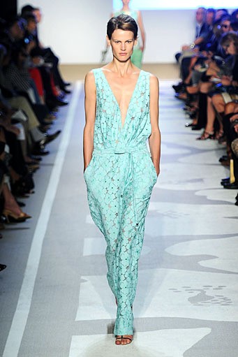 Diane Von Furstenberg, Spring/Summer 2012. New York Fashion Week Spring/Summer 2012. [Photo by Frazer Harrison/Getty Images for Mercedes-Benz Fashion Week]