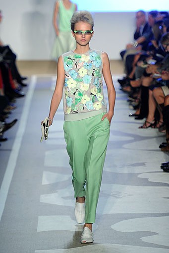 Diane Von Furstenberg, Spring/Summer 2012. New York Fashion Week Spring/Summer 2012. [Photo by Frazer Harrison/Getty Images for Mercedes-Benz Fashion Week]