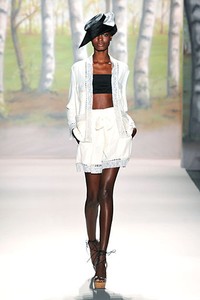 Tracy Reese, Spring/Summer 2012. New York Fashion Week Spring/Summer 2012. [Photo by Mike Coppola/Getty Images for TRESemme]