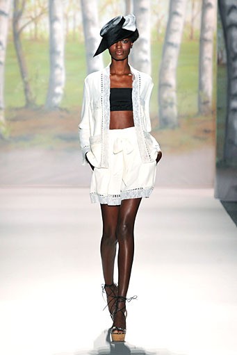 Tracy Reese, Spring/Summer 2012. New York Fashion Week Spring/Summer 2012. [Photo by Mike Coppola/Getty Images for TRESemme]