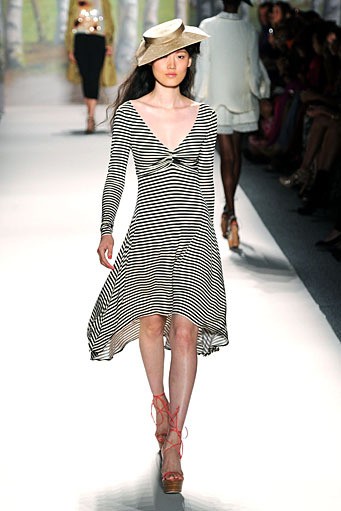 Tracy Reese, Spring/Summer 2012. New York Fashion Week Spring/Summer 2012. [Photo by Mike Coppola/Getty Images for TRESemme]