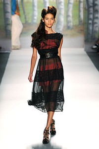 Tracy Reese, Spring/Summer 2012. New York Fashion Week Spring/Summer 2012. [Photo by Mike Coppola/Getty Images for TRESemme]