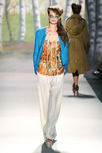 Tracy Reese, Spring/Summer 2012. New York Fashion Week Spring/Summer 2012. [Photo by Mike Coppola/Getty Images for TRESemme]