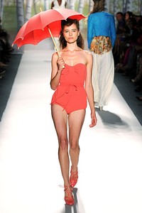 Tracy Reese, Spring/Summer 2012. New York Fashion Week Spring/Summer 2012. [Photo by Mike Coppola/Getty Images for TRESemme]