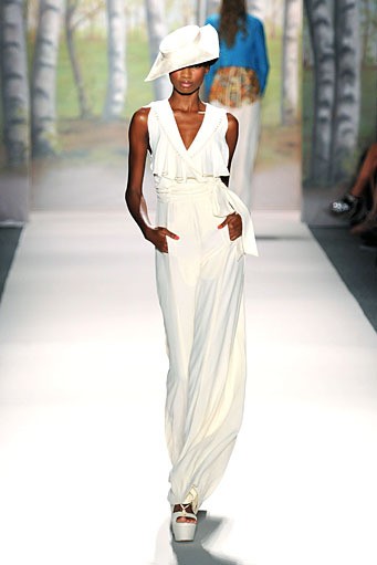 Tracy Reese, Spring/Summer 2012. New York Fashion Week Spring/Summer 2012. [Photo by Mike Coppola/Getty Images for TRESemme]