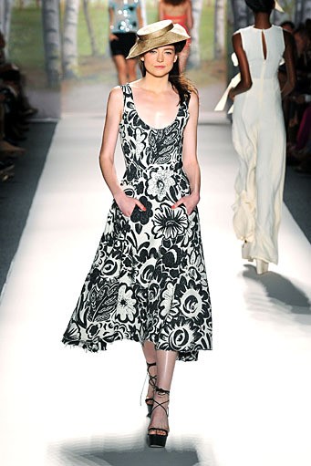 Tracy Reese, Spring/Summer 2012. New York Fashion Week Spring/Summer 2012. [Photo by Mike Coppola/Getty Images for TRESemme]