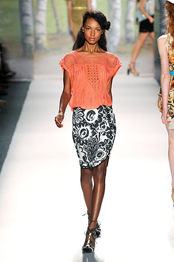 Tracy Reese, Spring/Summer 2012. New York Fashion Week Spring/Summer 2012. [Photo by Mike Coppola/Getty Images for TRESemme]