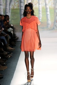 Tracy Reese, Spring/Summer 2012. New York Fashion Week Spring/Summer 2012. [Photo by Mike Coppola/Getty Images for TRESemme]