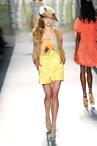 Tracy Reese, Spring/Summer 2012. New York Fashion Week Spring/Summer 2012. [Photo by Mike Coppola/Getty Images for TRESemme]