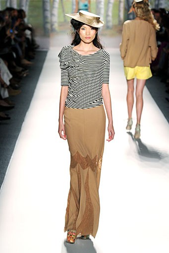 Tracy Reese, Spring/Summer 2012. New York Fashion Week Spring/Summer 2012. [Photo by Mike Coppola/Getty Images for TRESemme]