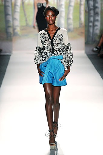 Tracy Reese, Spring/Summer 2012. New York Fashion Week Spring/Summer 2012. [Photo by Mike Coppola/Getty Images for TRESemme]