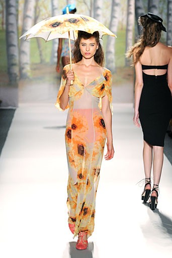 Tracy Reese, Spring/Summer 2012. New York Fashion Week Spring/Summer 2012. [Photo by Mike Coppola/Getty Images for TRESemme]