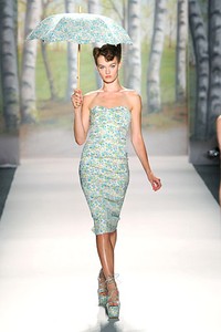 Tracy Reese, Spring/Summer 2012. New York Fashion Week Spring/Summer 2012. [Photo by Mike Coppola/Getty Images for TRESemme]