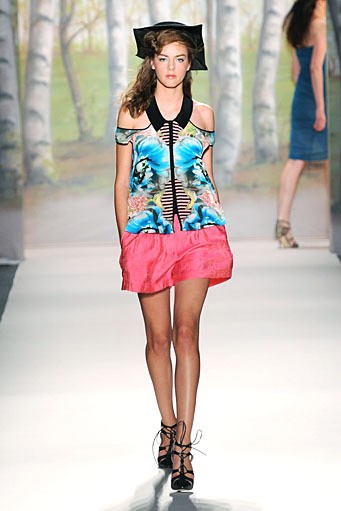 Tracy Reese, Spring/Summer 2012. New York Fashion Week Spring/Summer 2012. [Photo by Mike Coppola/Getty Images for TRESemme]