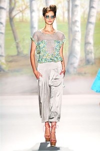 Tracy Reese, Spring/Summer 2012. New York Fashion Week Spring/Summer 2012. [Photo by Mike Coppola/Getty Images for TRESemme]