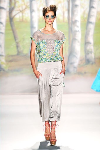 Tracy Reese, Spring/Summer 2012. New York Fashion Week Spring/Summer 2012. [Photo by Mike Coppola/Getty Images for TRESemme]