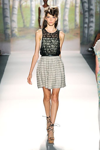 Tracy Reese, Spring/Summer 2012. New York Fashion Week Spring/Summer 2012. [Photo by Mike Coppola/Getty Images for TRESemme]