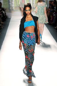 Tracy Reese, Spring/Summer 2012. New York Fashion Week Spring/Summer 2012. [Photo by Mike Coppola/Getty Images for TRESemme]
