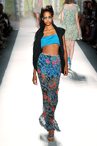 Tracy Reese, Spring/Summer 2012. New York Fashion Week Spring/Summer 2012. [Photo by Mike Coppola/Getty Images for TRESemme]