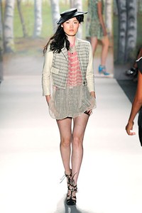 Tracy Reese, Spring/Summer 2012. New York Fashion Week Spring/Summer 2012. [Photo by Mike Coppola/Getty Images for TRESemme]