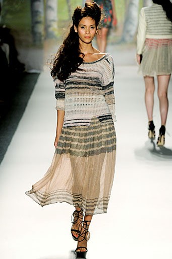 Tracy Reese, Spring/Summer 2012. New York Fashion Week Spring/Summer 2012. [Photo by Mike Coppola/Getty Images for TRESemme]