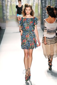 Tracy Reese, Spring/Summer 2012. New York Fashion Week Spring/Summer 2012. [Photo by Mike Coppola/Getty Images for TRESemme]