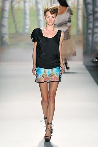 Tracy Reese, Spring/Summer 2012. New York Fashion Week Spring/Summer 2012. [Photo by Mike Coppola/Getty Images for TRESemme]