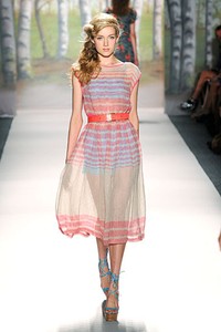 Tracy Reese, Spring/Summer 2012. New York Fashion Week Spring/Summer 2012. [Photo by Mike Coppola/Getty Images for TRESemme]