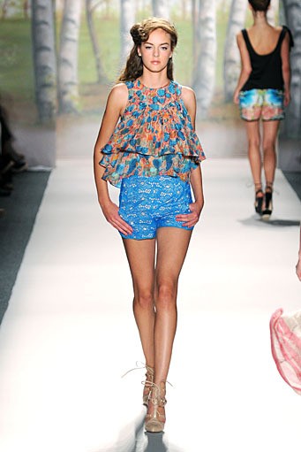 Tracy Reese, Spring/Summer 2012. New York Fashion Week Spring/Summer 2012. [Photo by Mike Coppola/Getty Images for TRESemme]