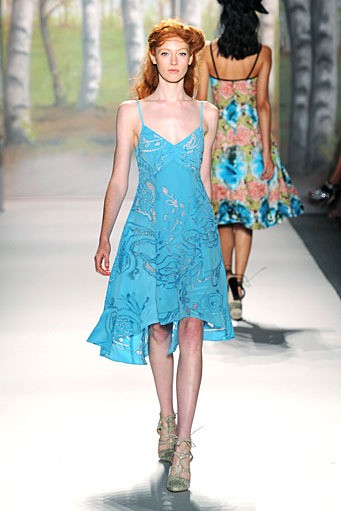 Tracy Reese, Spring/Summer 2012. New York Fashion Week Spring/Summer 2012. [Photo by Mike Coppola/Getty Images for TRESemme]