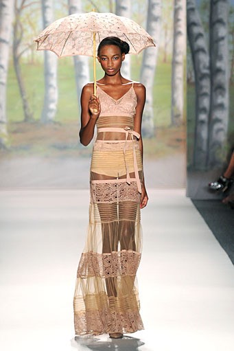 Tracy Reese, Spring/Summer 2012. New York Fashion Week Spring/Summer 2012. [Photo by Mike Coppola/Getty Images for TRESemme]