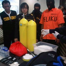 Bawa Sabu Rp 18 M Dalam Tabung Oksigen, WN Iran Ditangkap