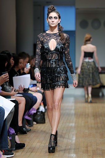 Anna Francesca, Spring/Summer 2012. New York Fashion Week Spring/Summer 2012. [Photo by Michael Loccisano/Getty Images]