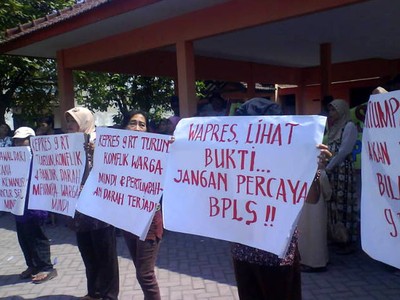 45 RT di Luar Peta Terdampak Berdemo