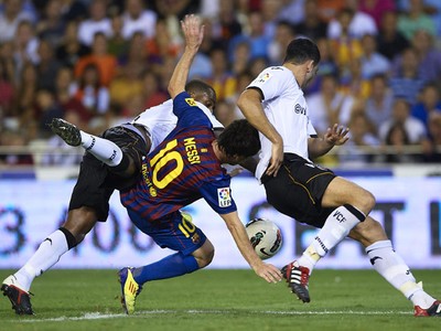 Barcelona-Valencia Berbagi Poin